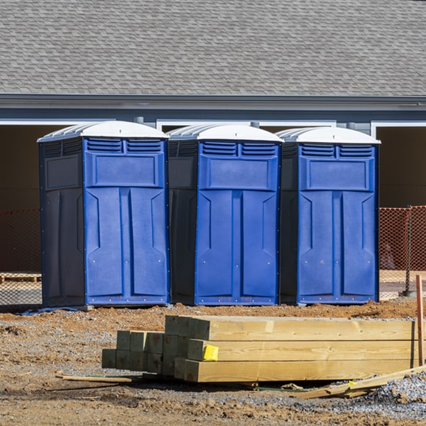 do you offer hand sanitizer dispensers inside the porta potties in Leeds Massachusetts